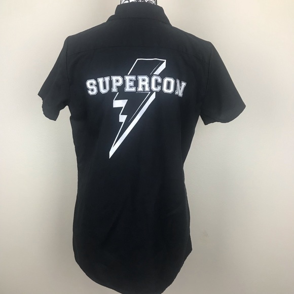 Dickies Button Down Supercon Comic Shirt - Picture 2 of 6